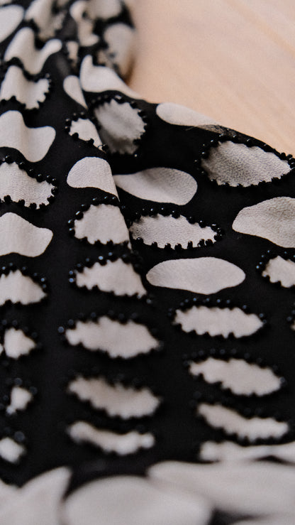Polkadot Couture dress (M-L)