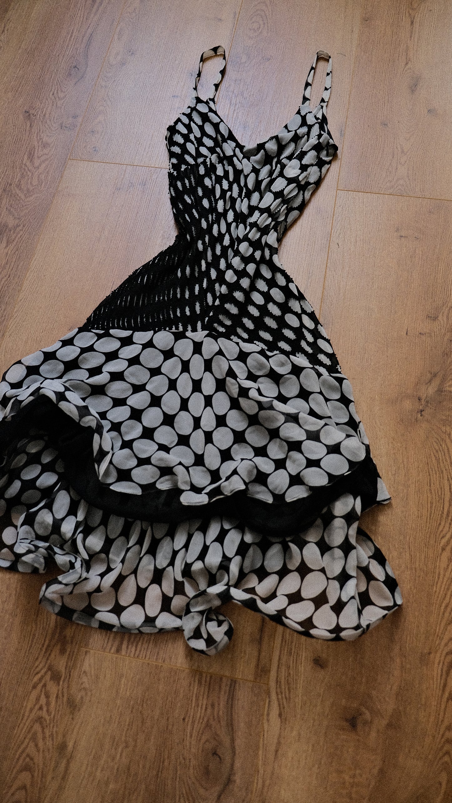 Polkadot Couture dress (M-L)