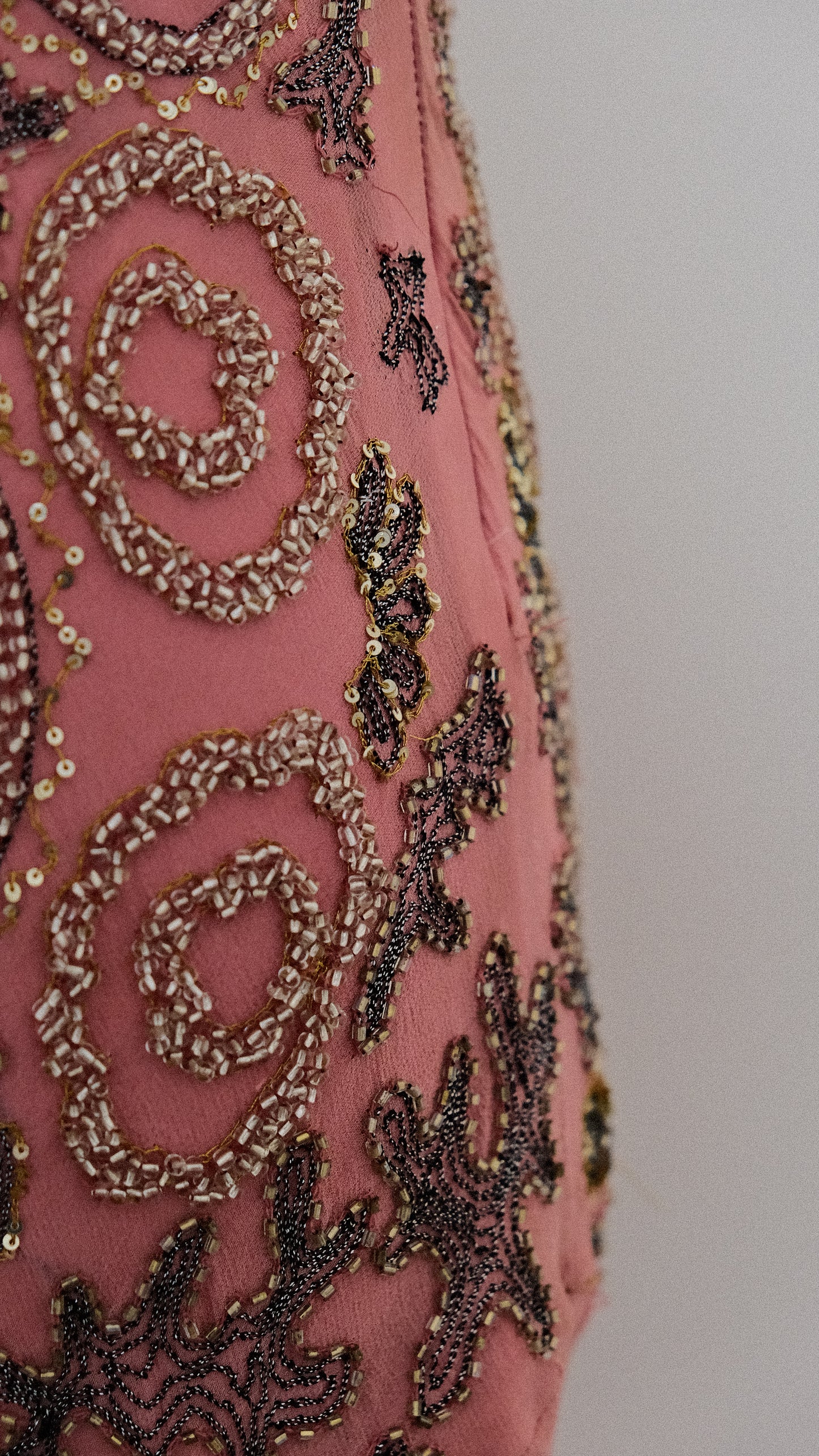 100% Silk Pink Reef dress (S)