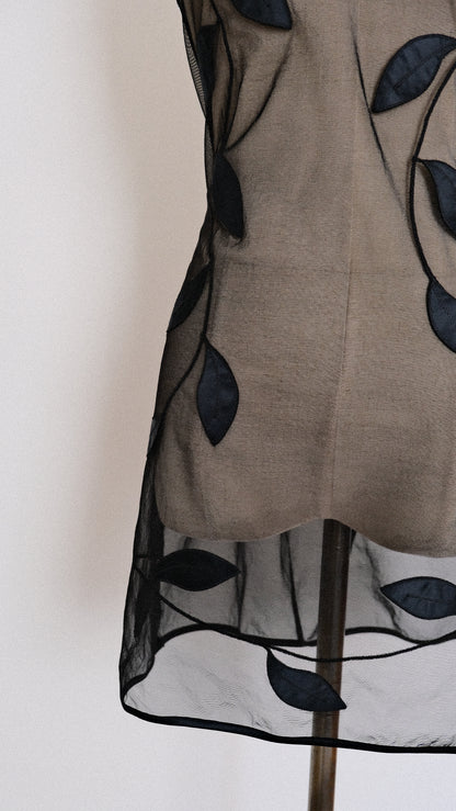 Vintage La Perla leaf nuisette (M/L, L)