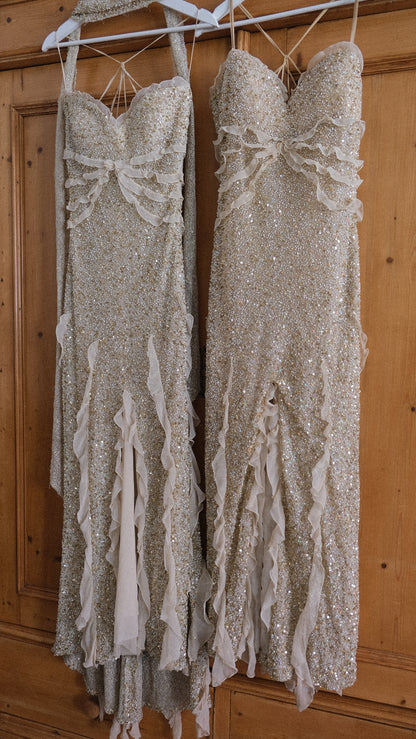 Vintage Spanish ‘washed ashore’ mermaid gown