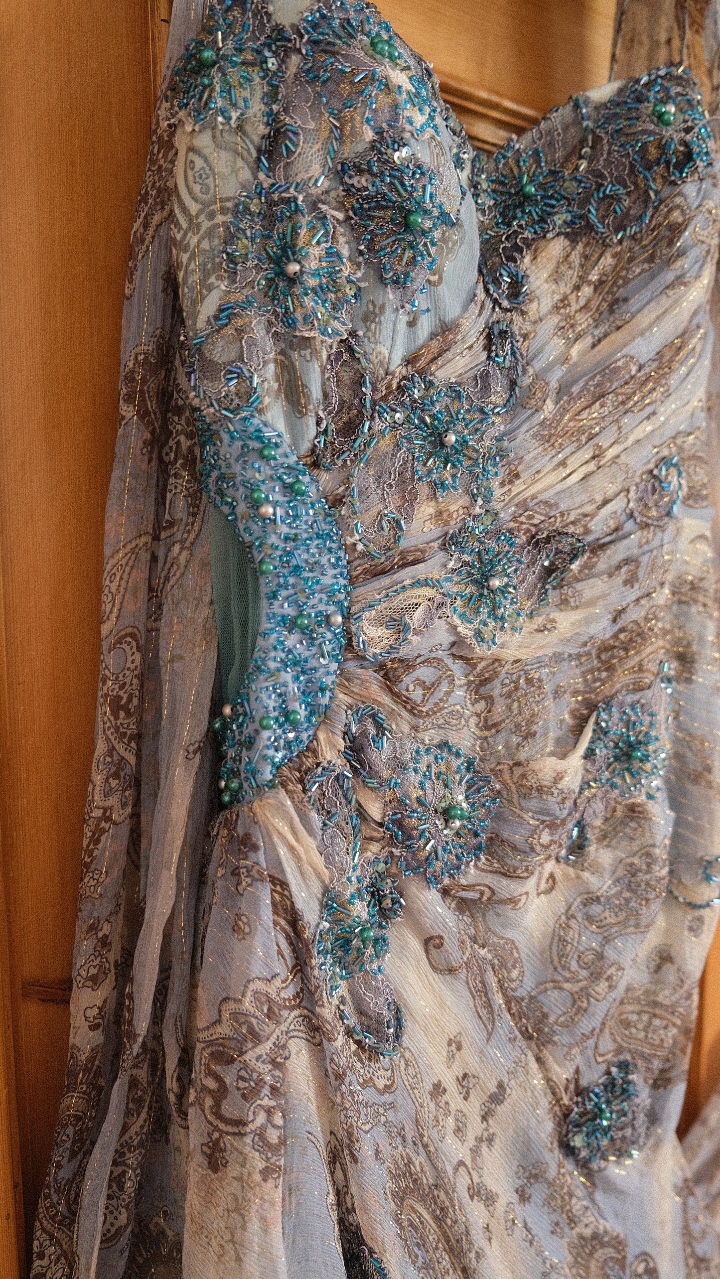 Vintage asymmetrical mermaid dress (M-L)