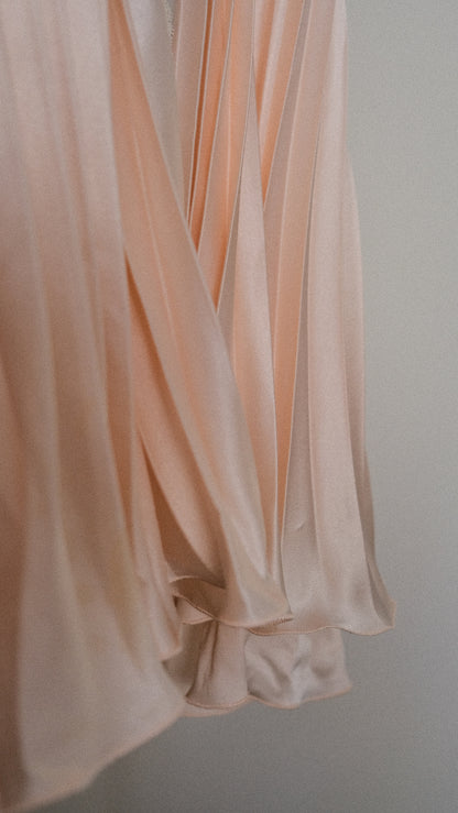 Vintage French pleated babydoll (M, M/L)
