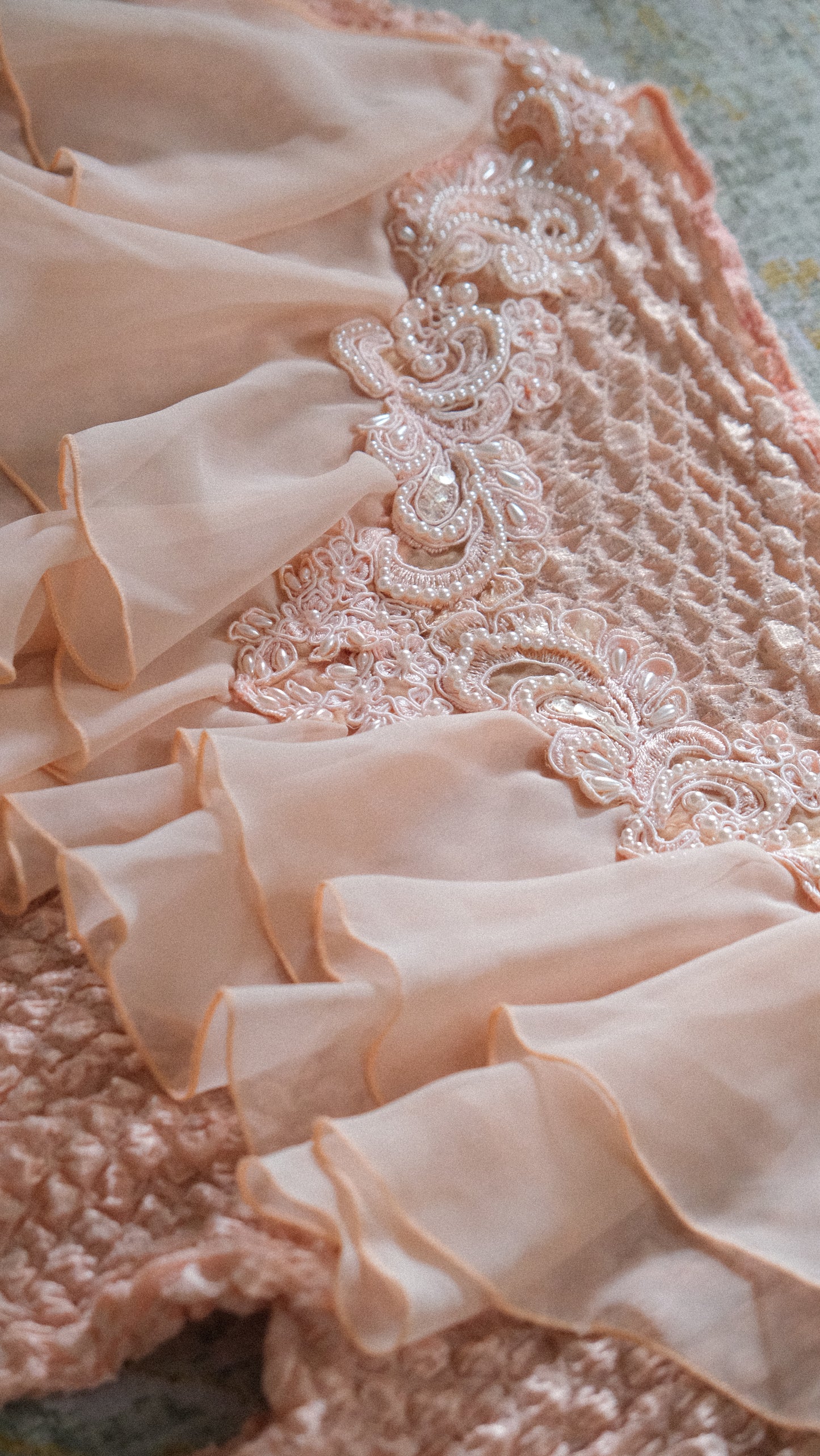 Vintage ruffle short sleeve