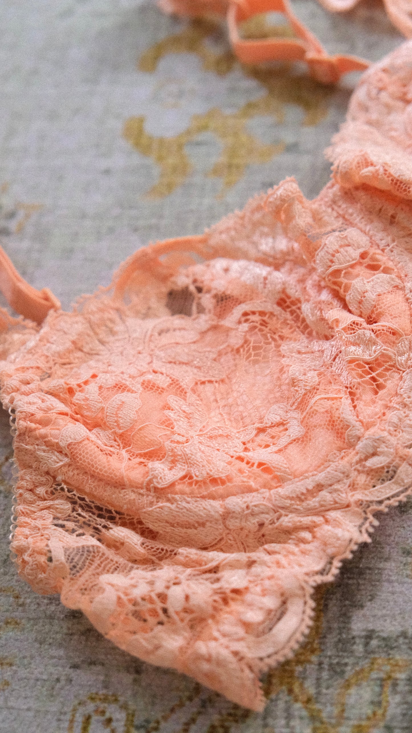 Vintage peachy NWT La Perla lingerie set (34B/75B)