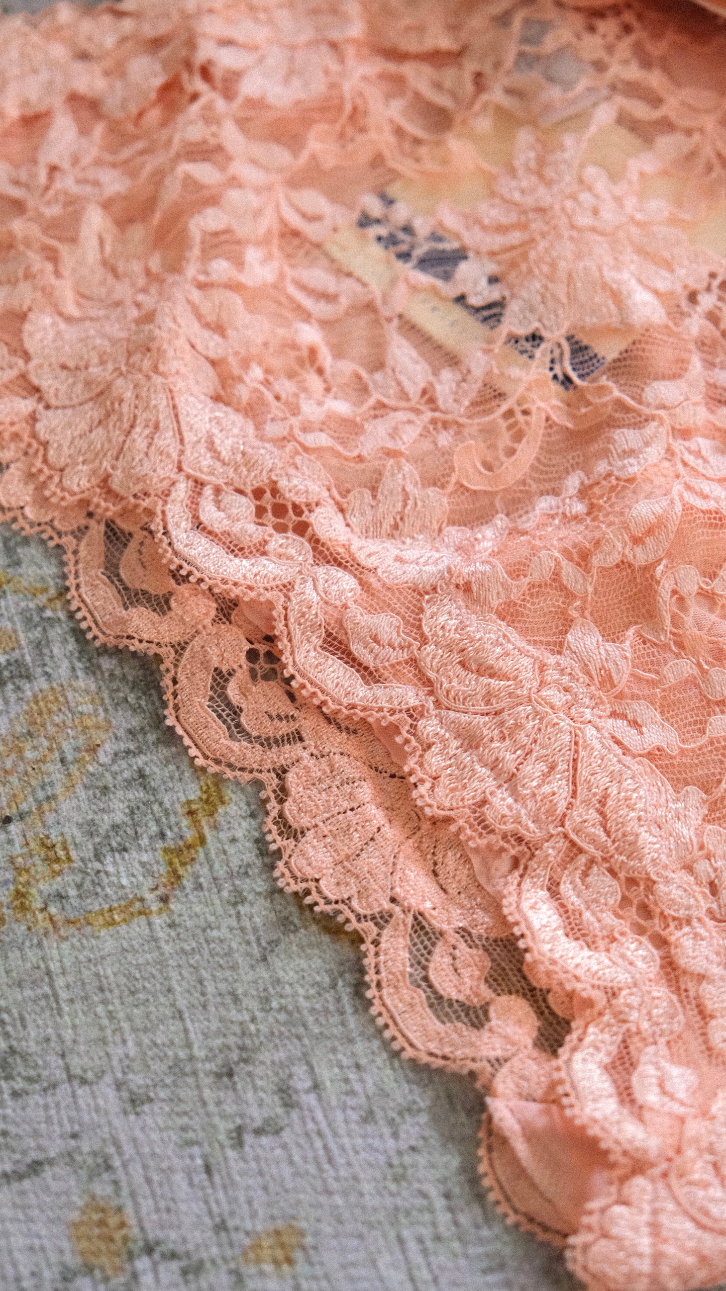 Vintage peachy NWT La Perla lingerie set (34B/75B)