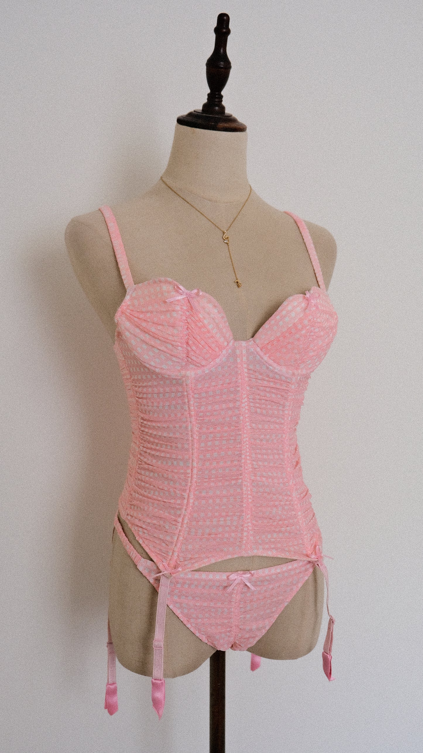 Chantal Thomass Gingham 2 piece set (70B/32B)