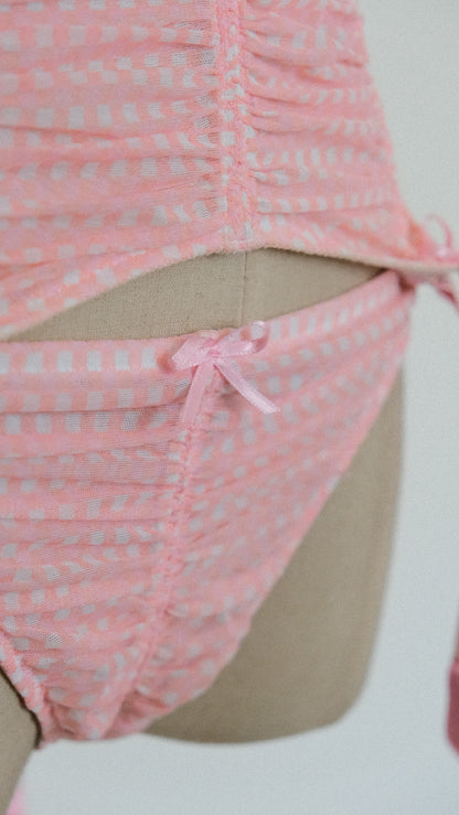 Chantal Thomass Gingham 2 piece set (70B/32B)