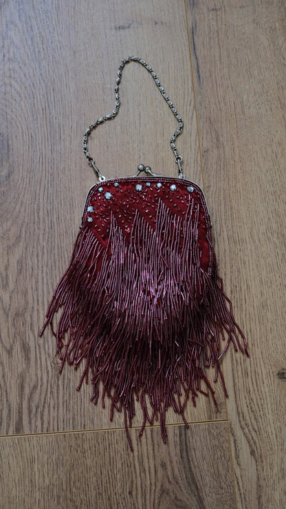 Fierce red clutch