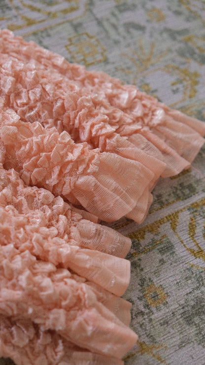 Vintage ruffle short sleeve