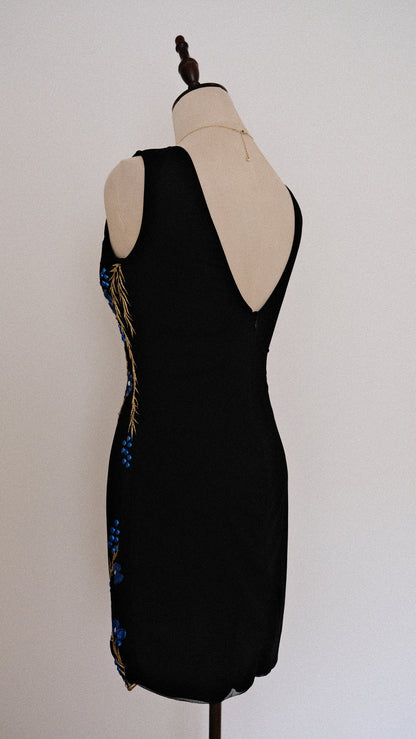 Forget-me-not mini dress (S/M)