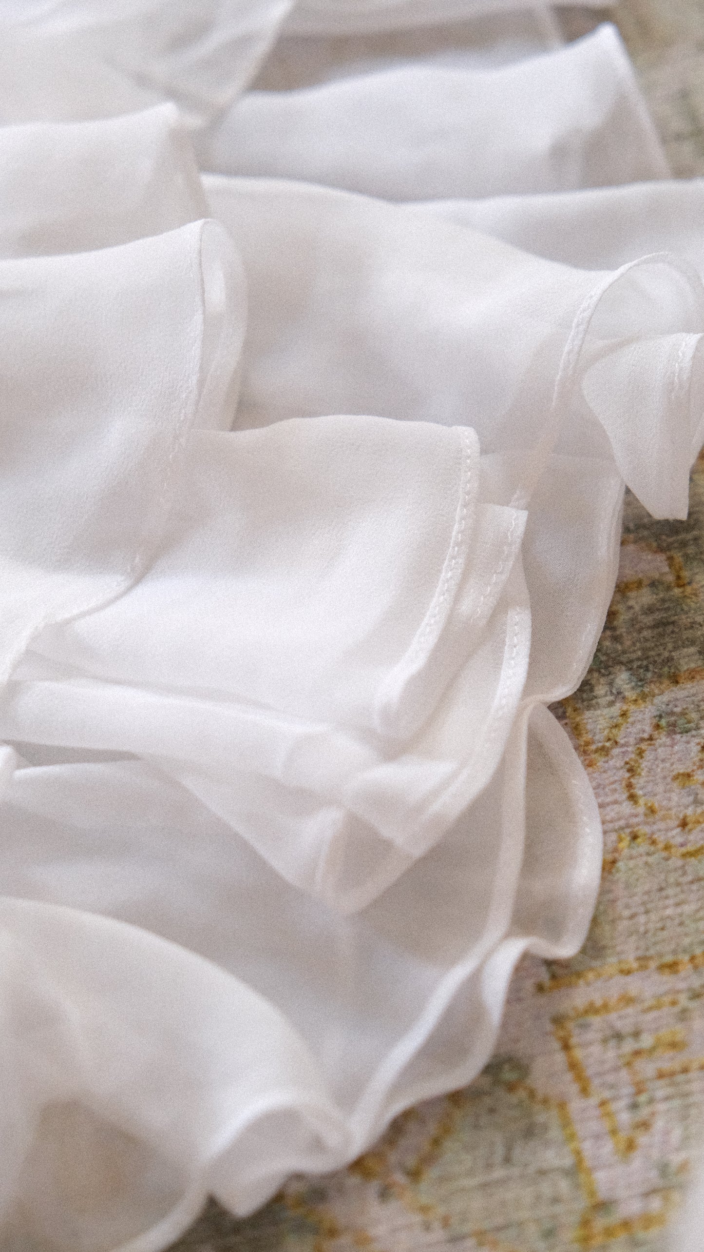 Vintage white flutter babydoll