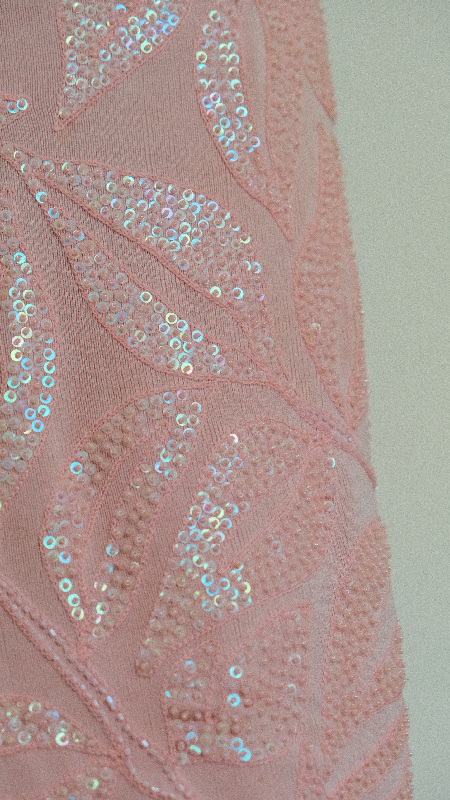 Pastel pink shimmer dress (M, M/L, L)