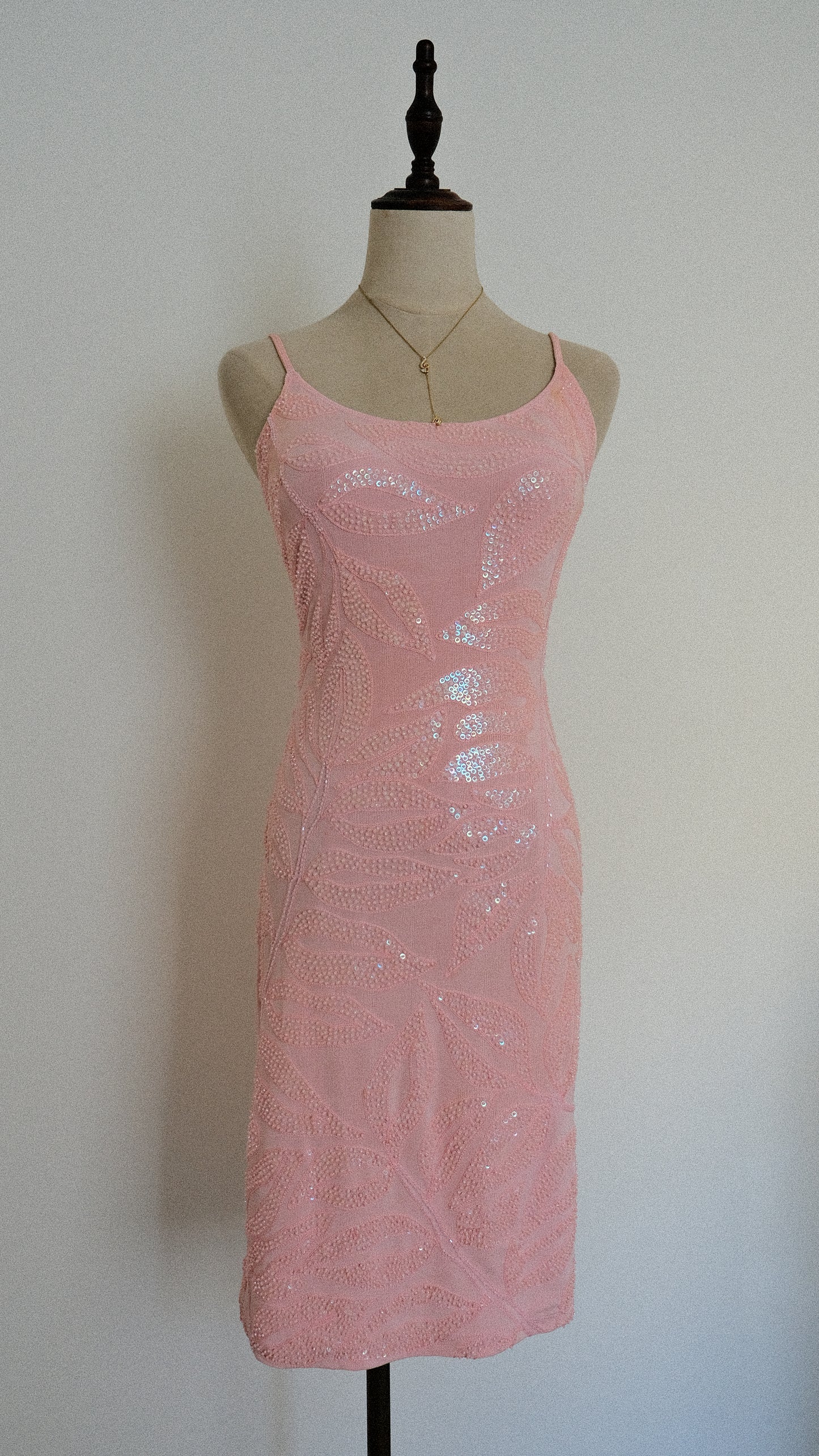 Pastel pink shimmer dress (M, M/L, L)