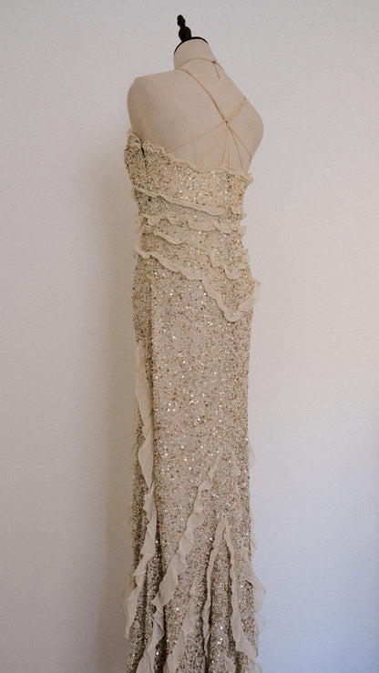 Washed ashore mermaid gown (XS/S)