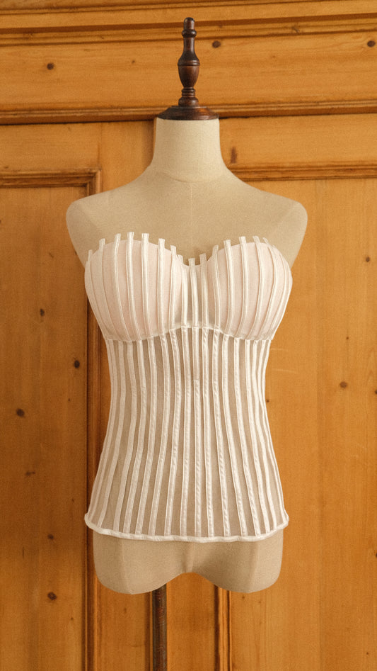 Vintage La Perla Graphique corset (36B/80B)