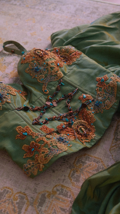 Italian mermaidcore 2 piece set (M)