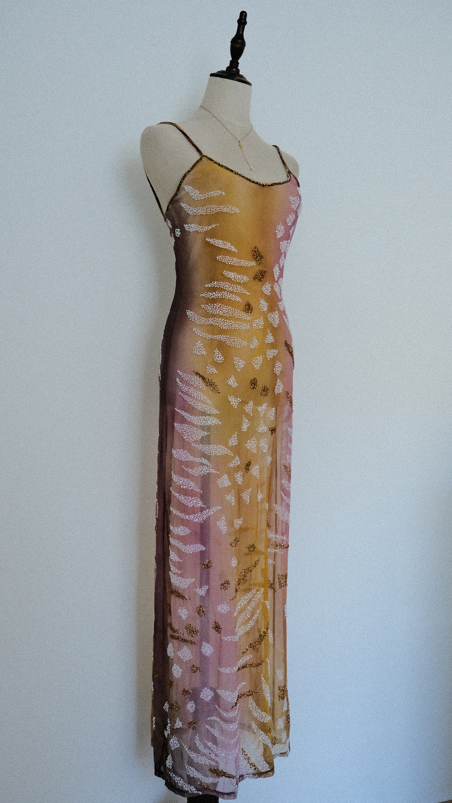 A sunset serenade mesh dress (M)