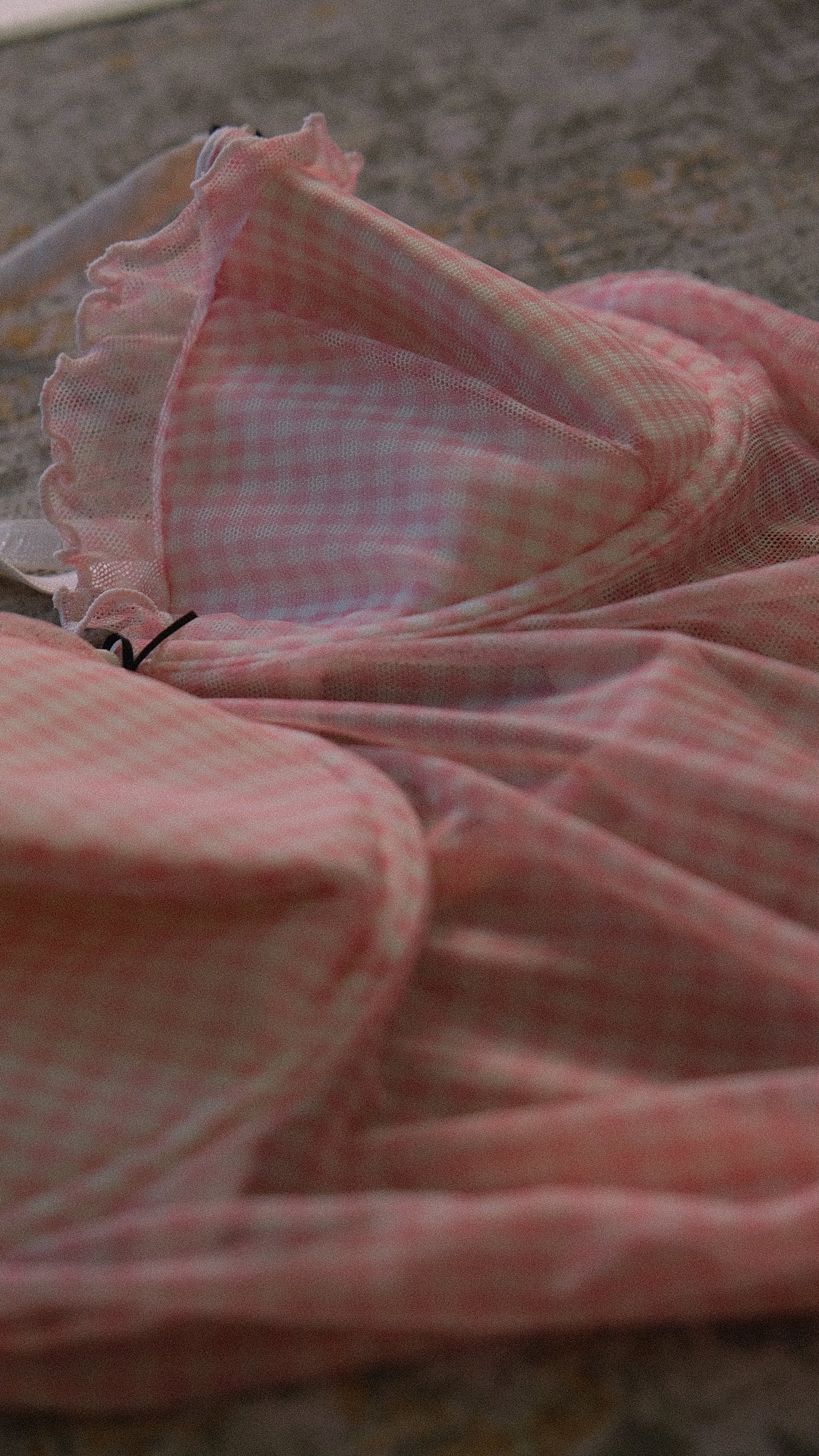 Chantal Thomass vintage pink gingham babydoll (75C/34C)
