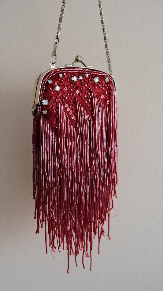 Fierce red clutch