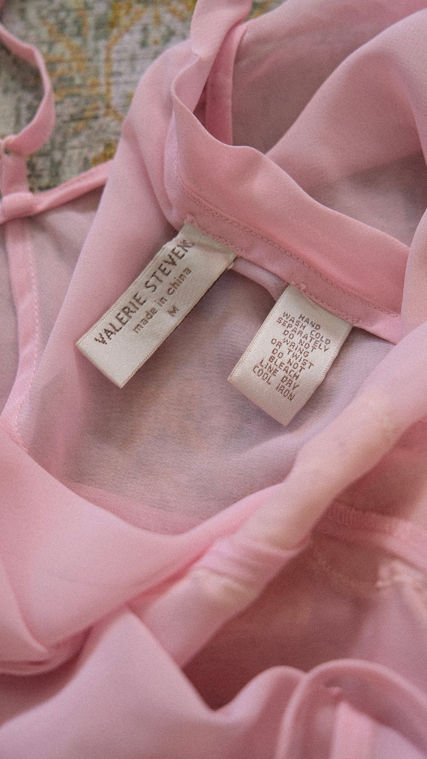 Vintage layered pink babydoll (M)