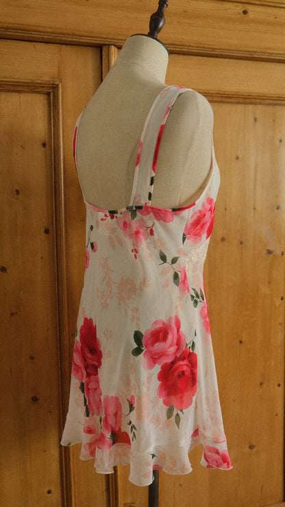 Vintage floral babydoll (S-M)