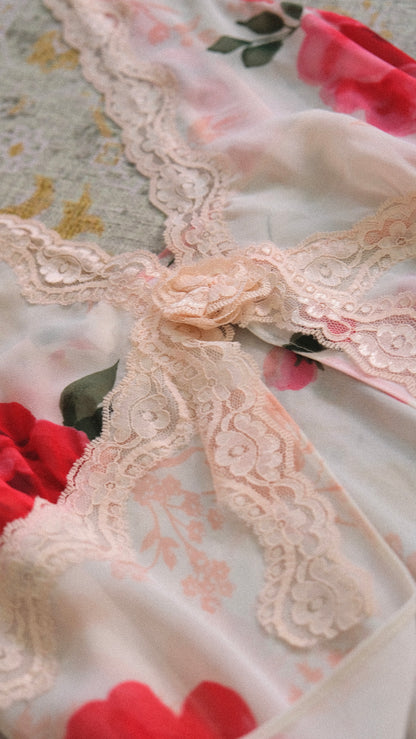 Vintage floral babydoll (S-M)