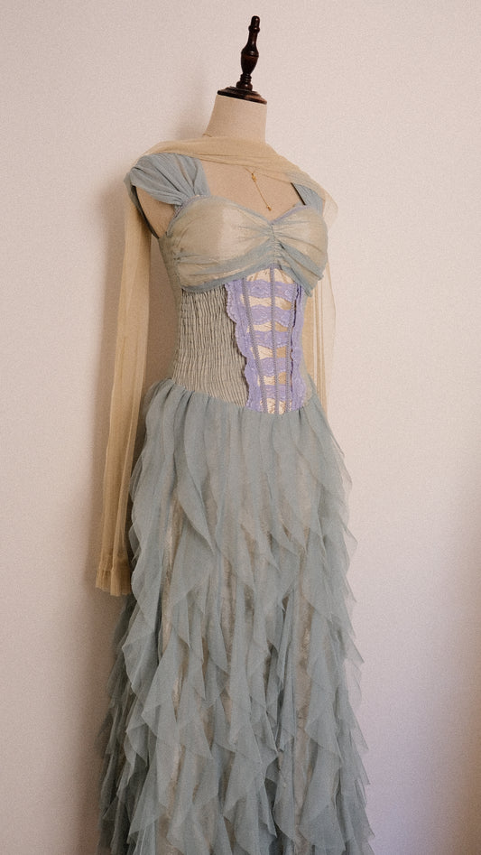 Ocean nymph dress (S/M, M)