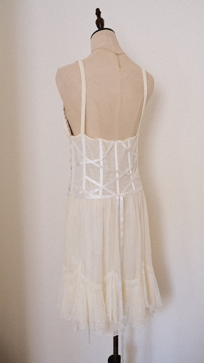 Delicate Bridal Fantasy dress (S/M, M)