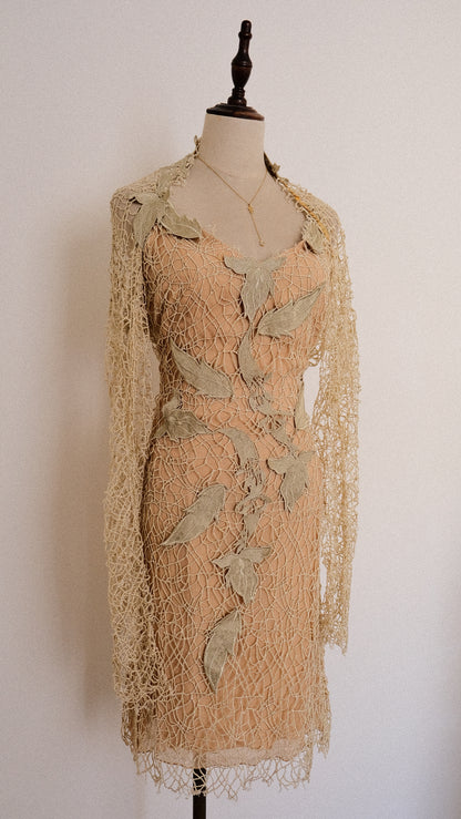Draped in golden nets fairy 2 piece (S/M, M)