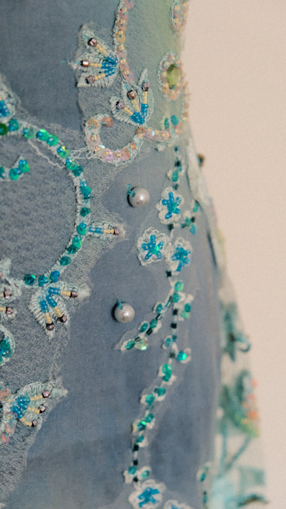 Oceanic breeze mermaid dress (L-XL)