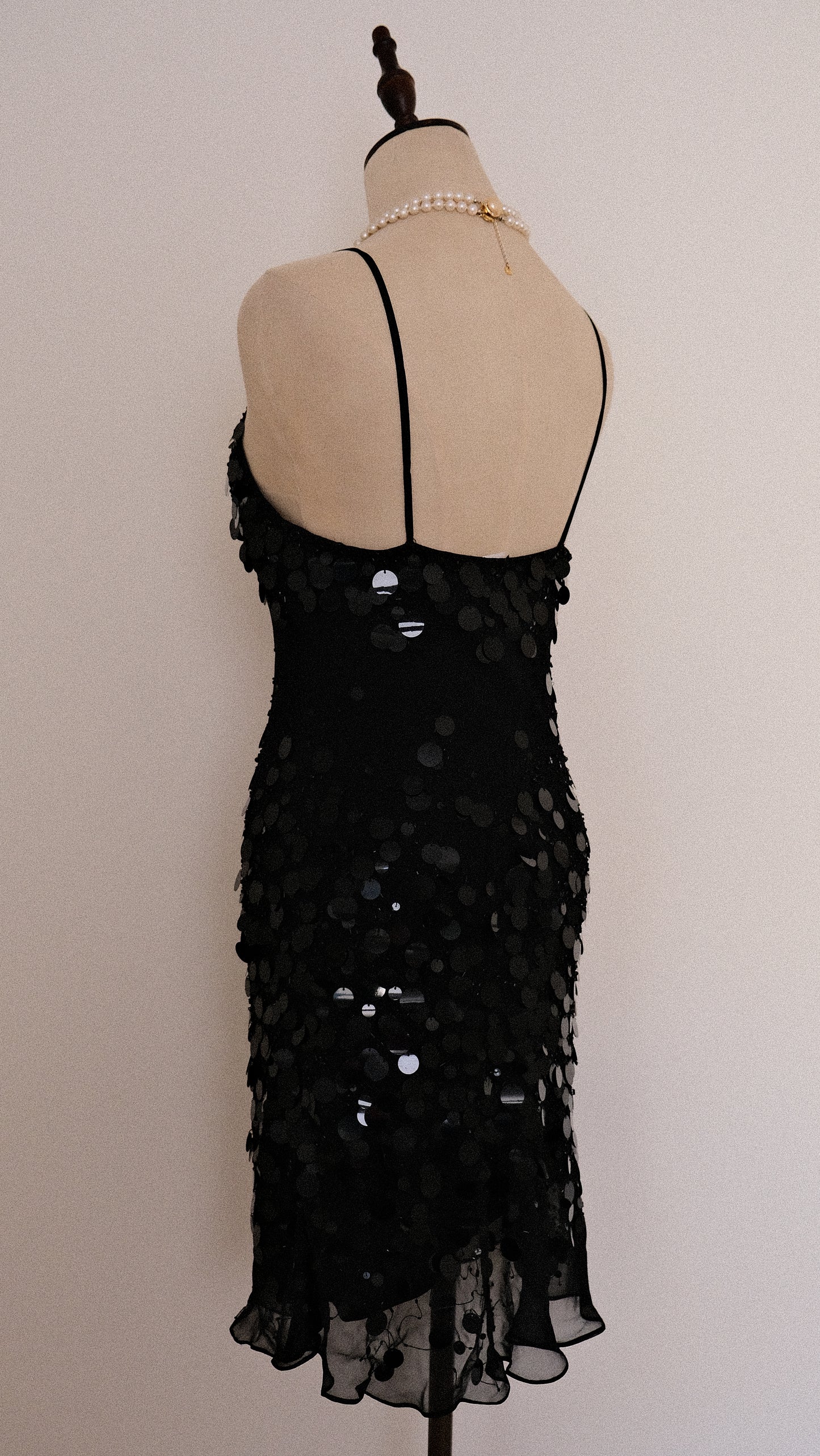 Starlit night sequin dress (M)