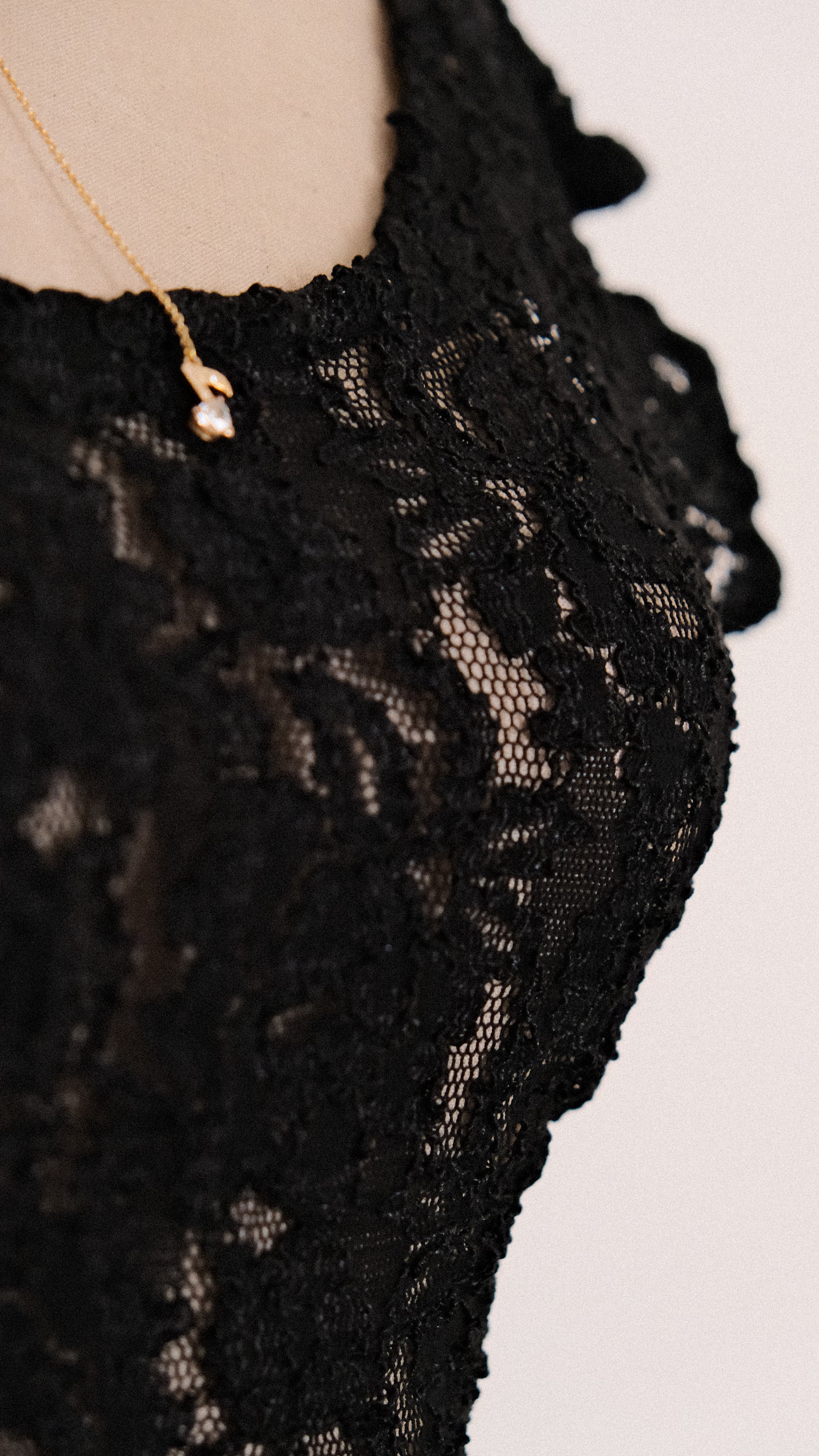 Hugged by romantic lace dress (M, M/L)