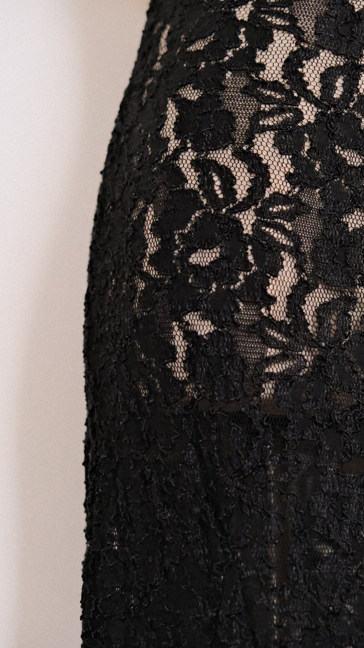 Hugged by romantic lace dress (M, M/L)