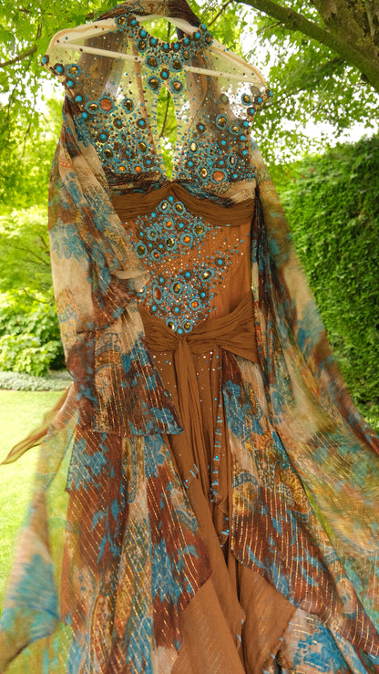 Vintage Italian siren dress (S/M-M)