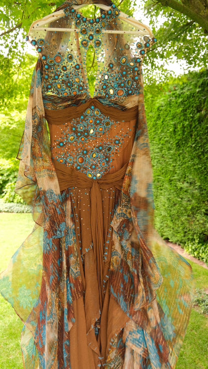 Vintage Italian siren dress (S/M-M)