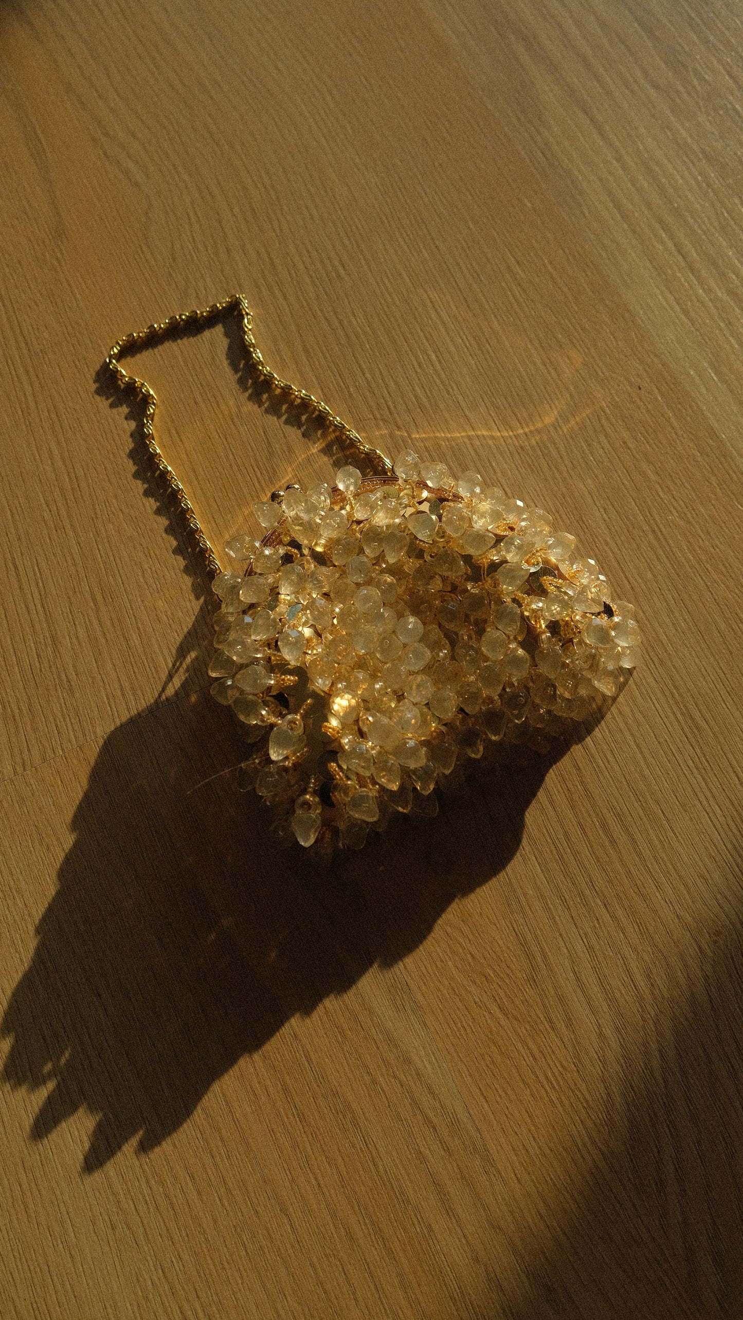Golden Hour Bloom clutch