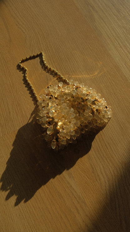 Golden Hour Bloom clutch