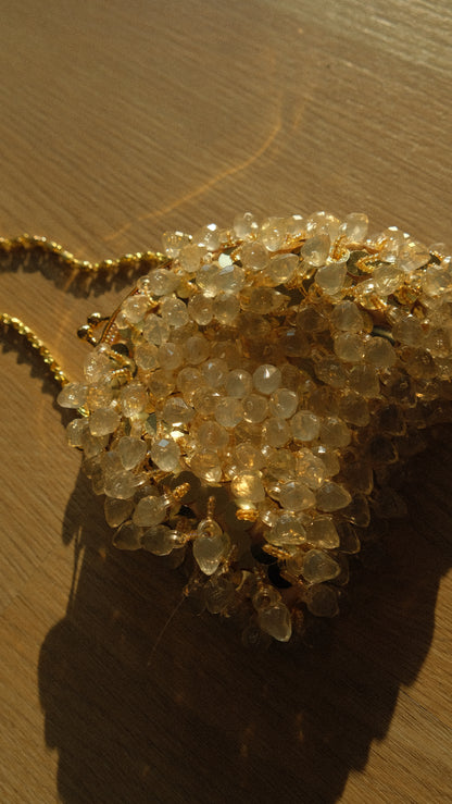 Golden Hour Bloom clutch