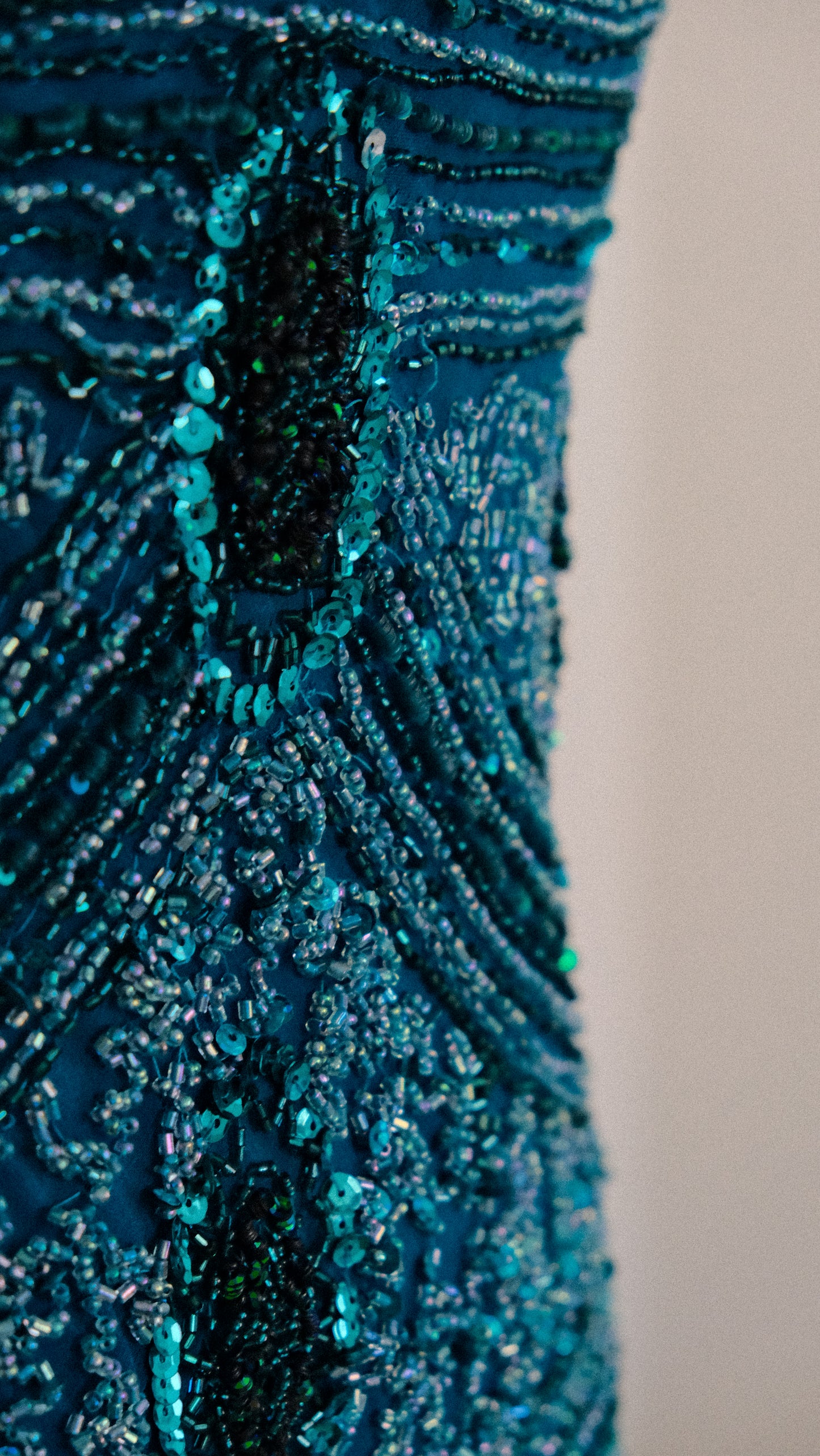 Goddess of the deep aqua dress (M, M/L)