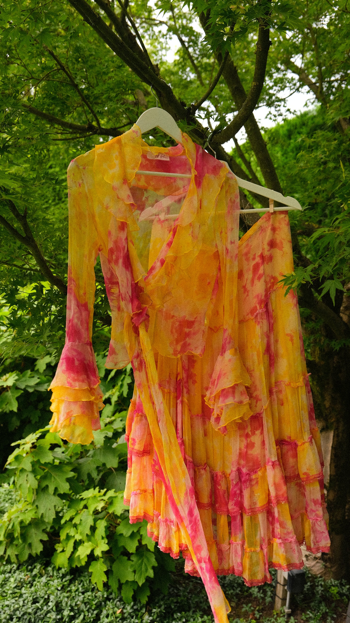 Vintage French sunrise 2 piece set (S)