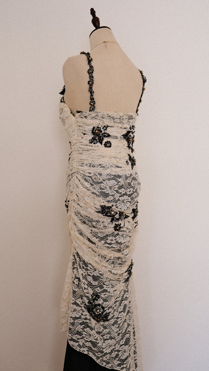 Moonlit Masquerade evening dress (S, S/M)