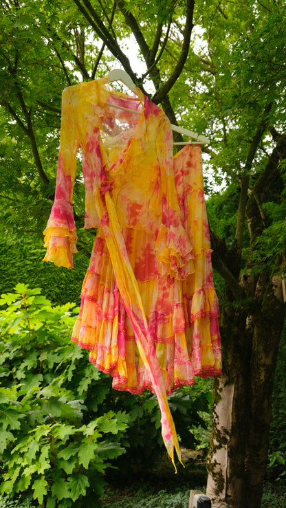 Vintage French sunrise 2 piece set (S)