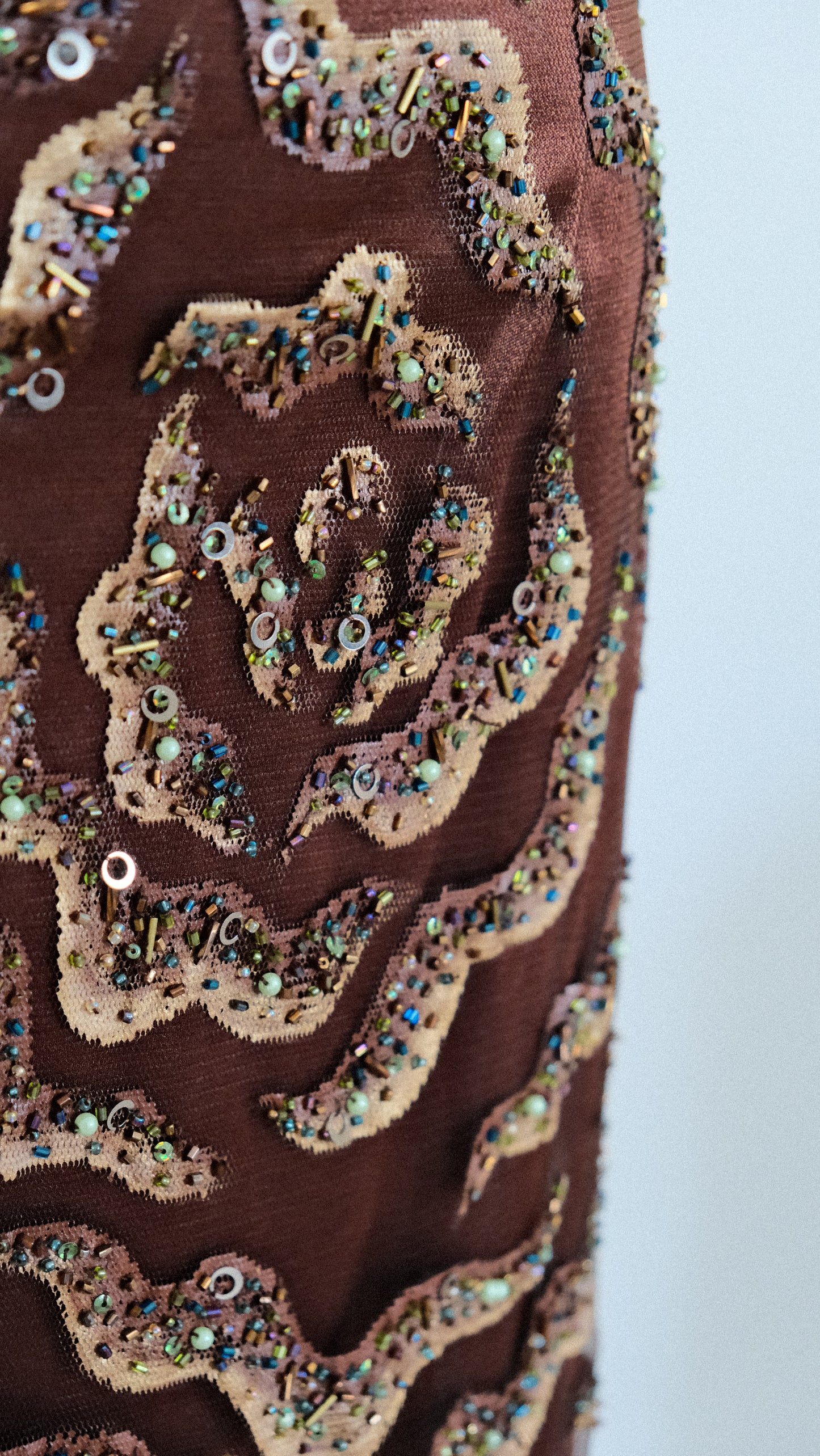 The deep chocolate rose dress (M, M/L)