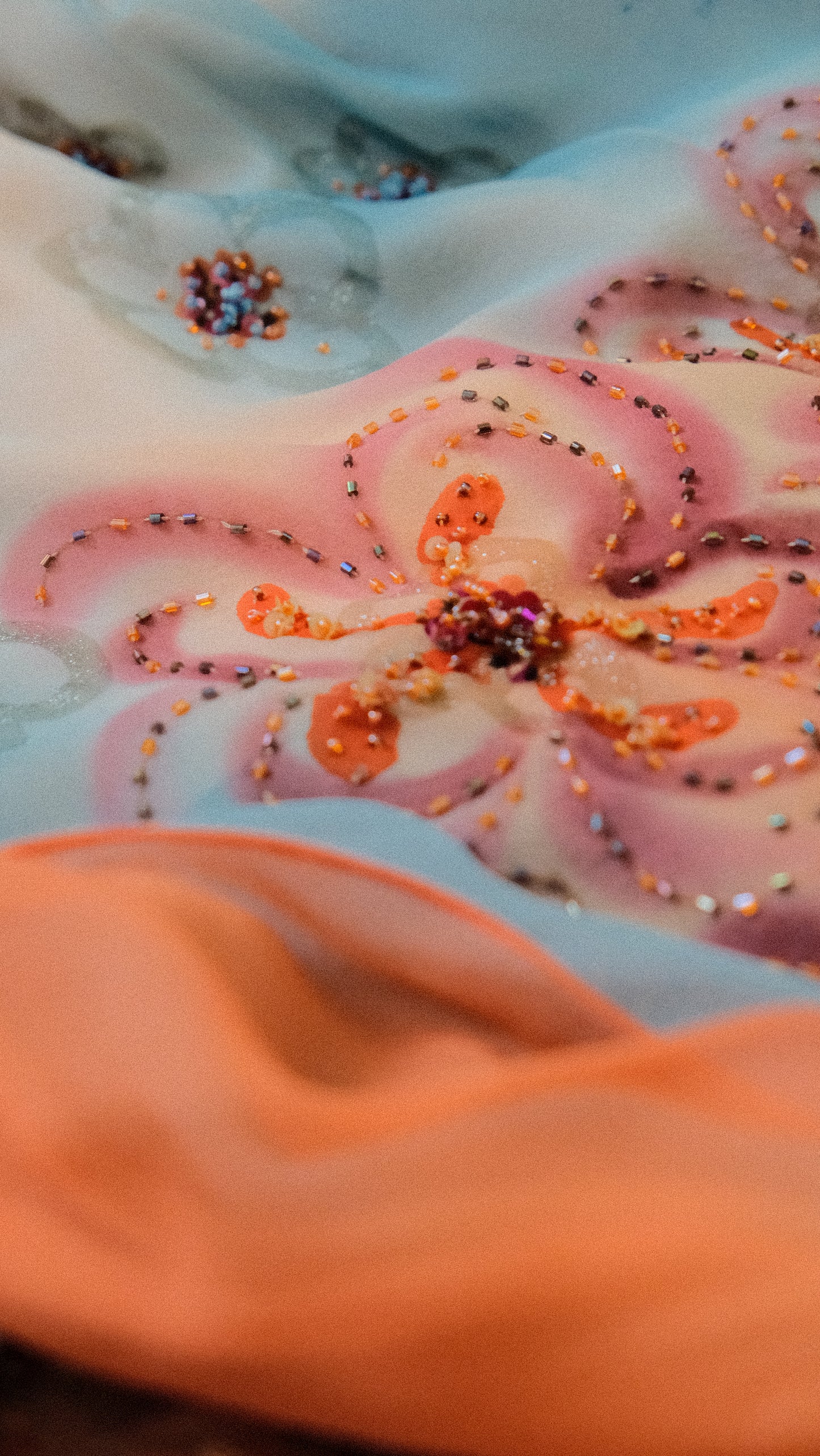 Sunset cascade dress (S/M)