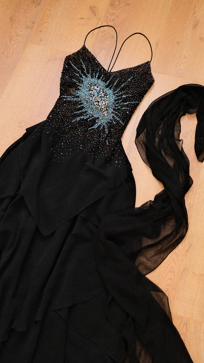 Cosmic sparkle dress (S/M, M)