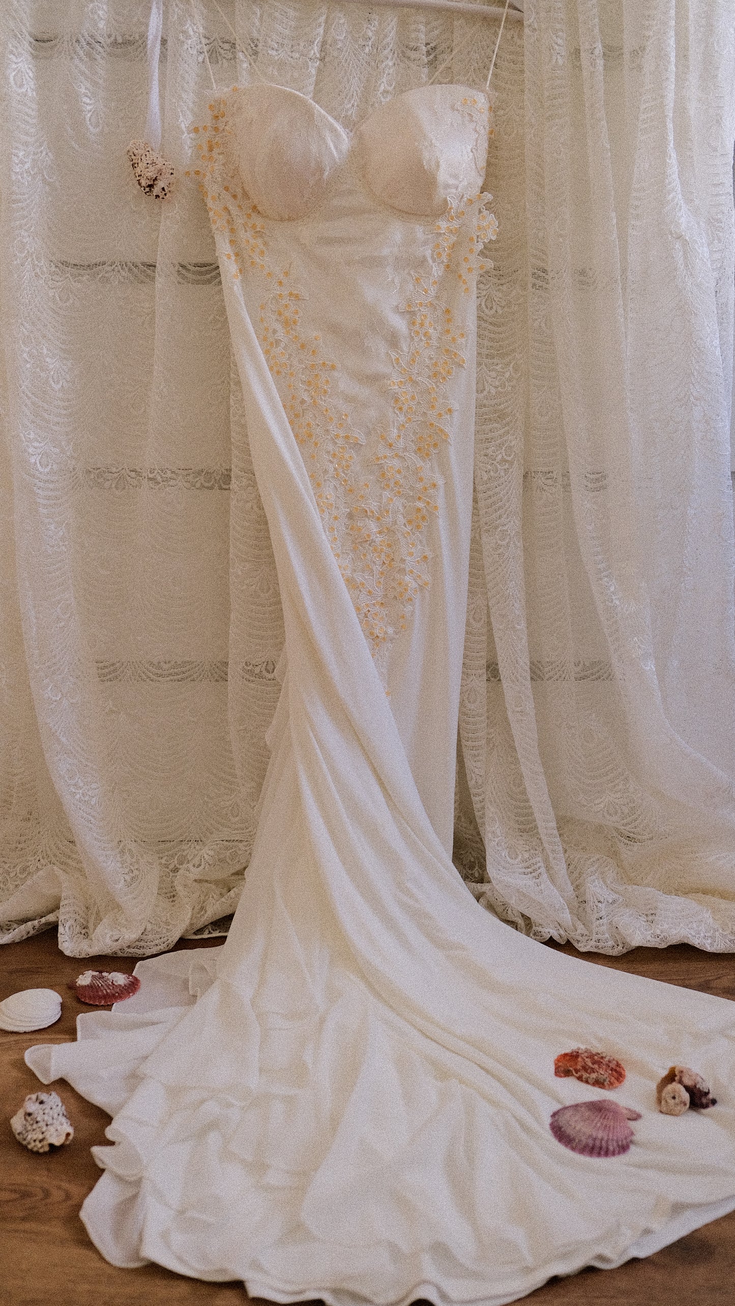 Bridal Lunaria corset dress (M)