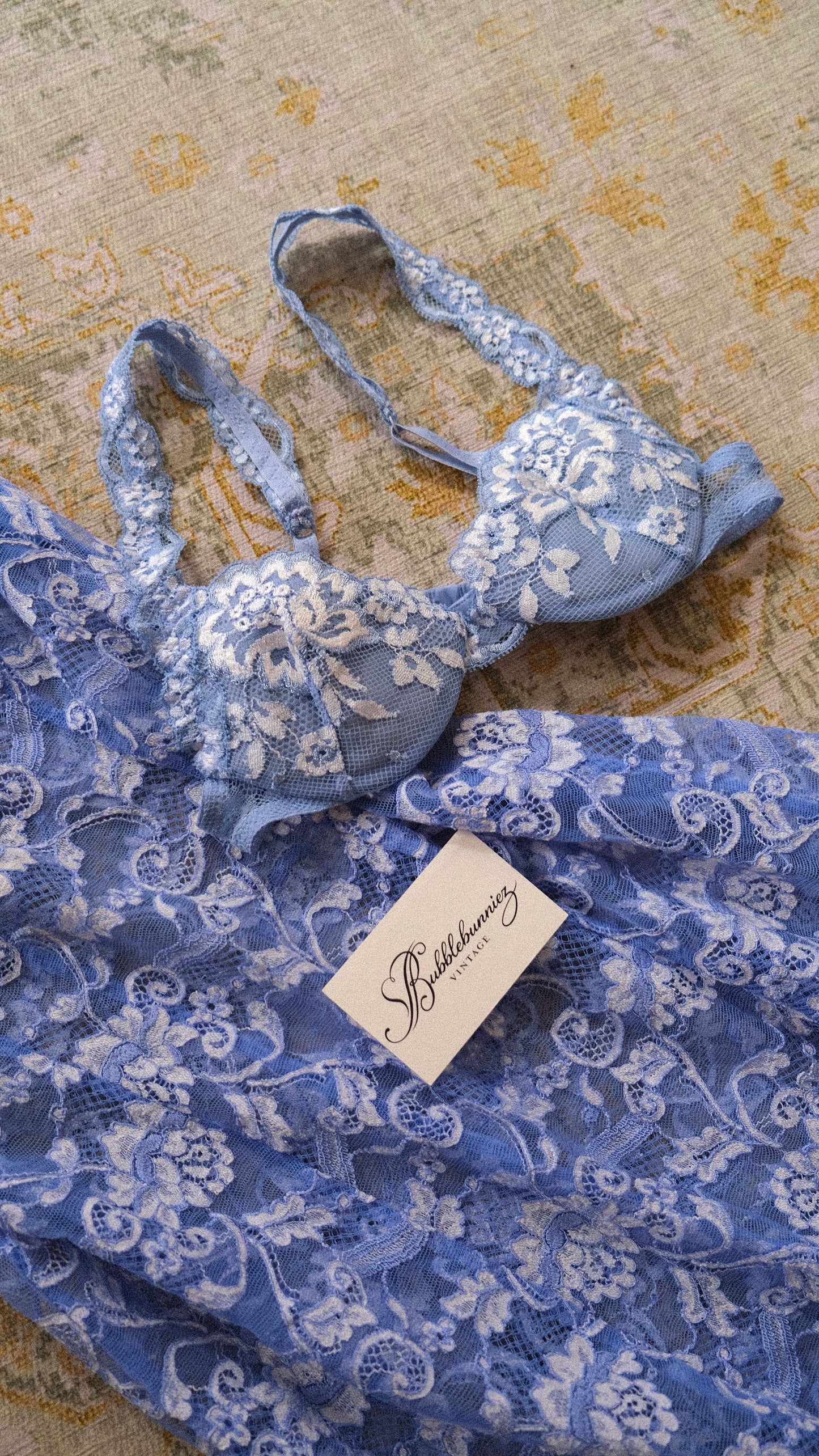 Vintage La Perla mermaid bra (32B/70B)