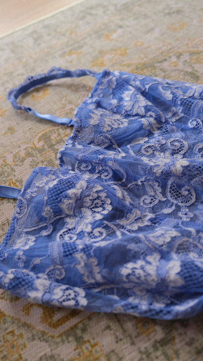 Vintage La Perla mermaid lace babydoll (M-L)