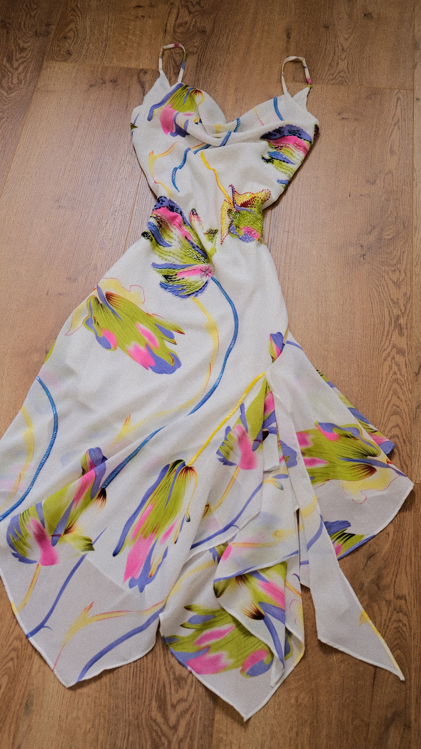 Spring Angel floral dress (M/L, L)